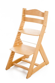 Rostoucí židle MAJA - opěrka do kulata (buk, buk)