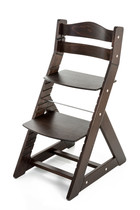 Rostoucí židle MAJA - opěrka do kulata (wenge, wenge)