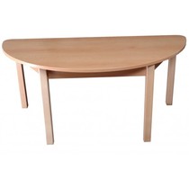 Stôl polguľatý priemer 120 x 60 cm pre materské školy