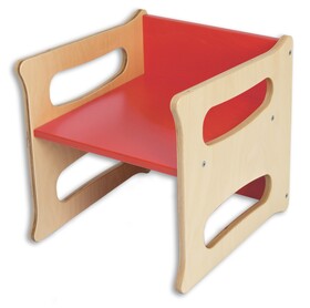Rostoucí židle TETRA 3v1 pro mateřské školy (červená)