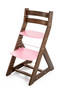 Rostoucí židle ALMA - standard (ořech, růžová)
