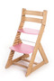 Rostoucí židle ALMA - standard (dub světlý, růžová)