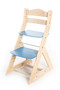 Rostoucí židle MAJA - opěrka do kulata (bříza, modrá)