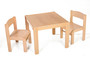 Dětský stolek LUCAS + židličky LUCA (natur, natur)