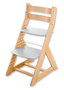 Rostoucí židle ALMA - standard (buk, světle šedá)